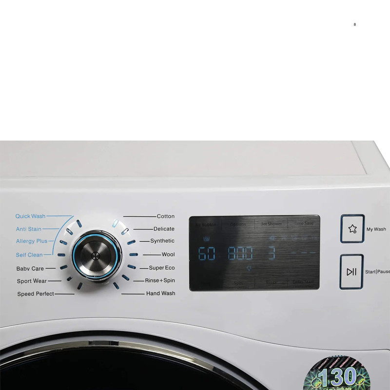 ماشین لباسشویی 8 کیلوگرم اتوماتیک دوو مدل LM-881W