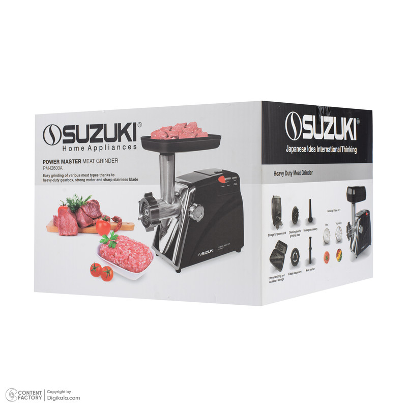 چرخ گوشت 400 وات سوزوکی مدل PM-I2600A 