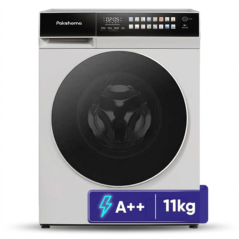 ماشین لباسشویی 11 کیلوگرم اتوماتیک پاکشوما مدل X106 W