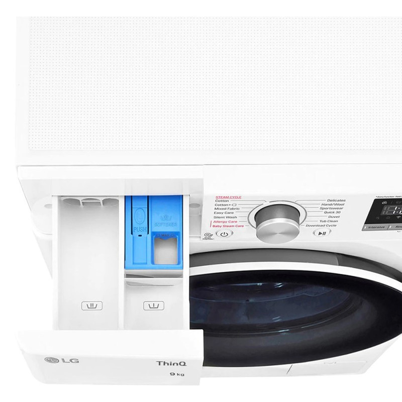 ماشین لباسشویی 9 کیلوگرم اتوماتیک ال جی مدل F4R5VYG0W