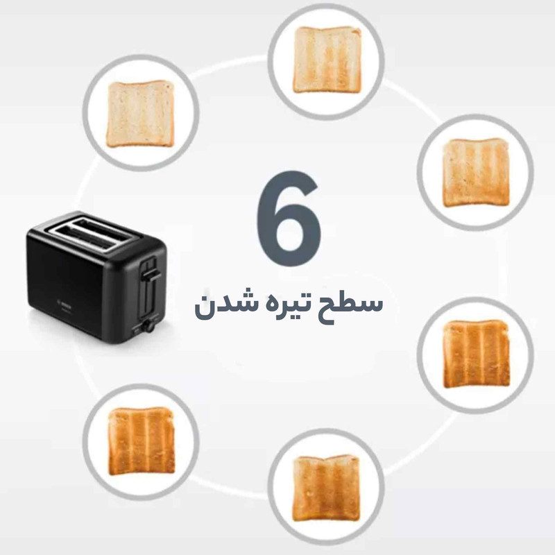 توستر بوش مدل 3P423